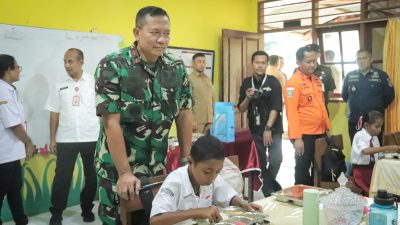 Brigjen Suwandi Tinjau Pelaksanaan Program Makan Bergizi Gratis Bersama Forkopimda Maluku