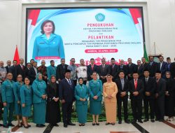 PELANTIKAN PENGURUS TP.PKK DAN TIM PEMBINA POSYANDU PROV.MALUKU, WAGUB : TP. PKK DAN POSYANDU TERUS BERSINERGI DENGAN PEMDA