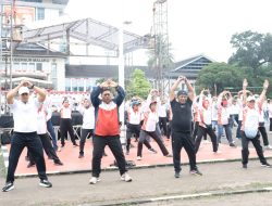 Jelang HUT RI dan HUT Provinsi, Pemprov Gelar Jalan Sehat dan Senam Bersama