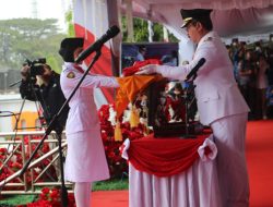 GUBERNUR MALUKU HL PERDANA PIMPIN UPACARA HUT RI KE-80