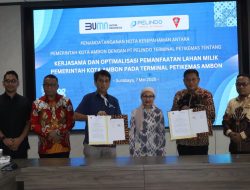 Perkuat Ekosistem Logistik Maluku, Pemkot Ambon Resmi Gandeng PT Pelindo Surabaya