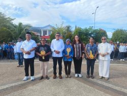 Pemkot Ambon Apel Pagi Dan Rayakan Satu Kepemimpinan Walikota dan Wawali Ambon di RTP Wainitu