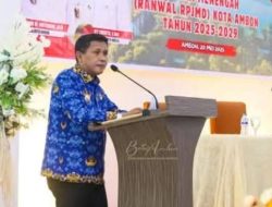 Pemkot Ambon Gelar Forum Konsultasi RPJMD 2025–2029. Ini Pesan Walikota