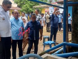 Rehabilitasi Fasilitas Air Bersih Perumdam Tirta Yapono di Wainitu Dimulai, Ditandai Peletakan Batu Pertama oleh Wali Kota Ambon