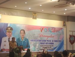 Ini Pesan Walikota Bodewin di HKG PKK ke-54 Kota Ambon