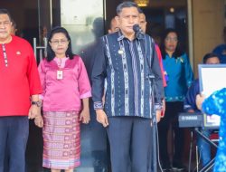 PIMPIN UPACARA HARDIKNAS 2026, WALI KOTA AMBON SOROTI KRISIS AIR BERSIH DAN DISIPLIN ASN