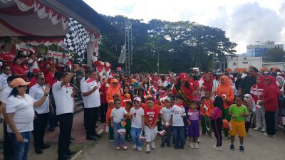3.000 Anak PAUD Ikuti Kirab Merah Putih di Ambon, Walikota Ambon : Mereka Generasi Penerus
